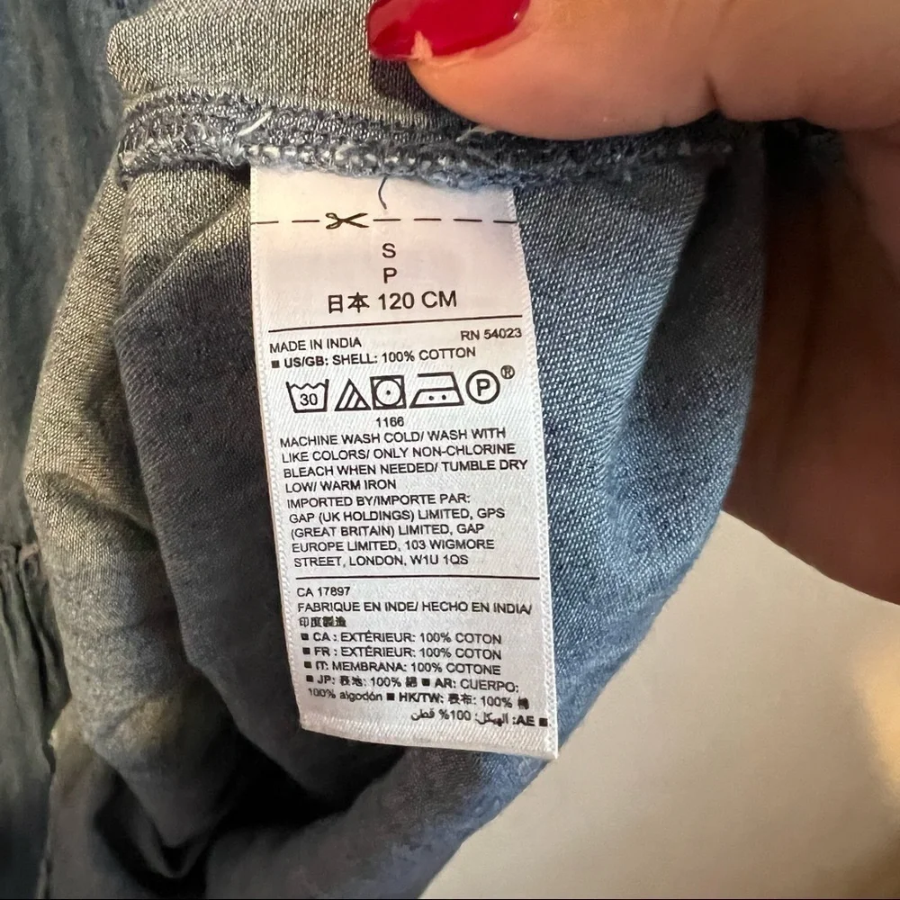 Gap Denim Chambray‎ Tunic Top